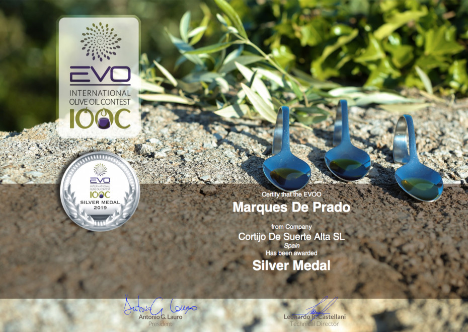 Marqués de Prado gana Silver Medal en EVO-IOOC 2019